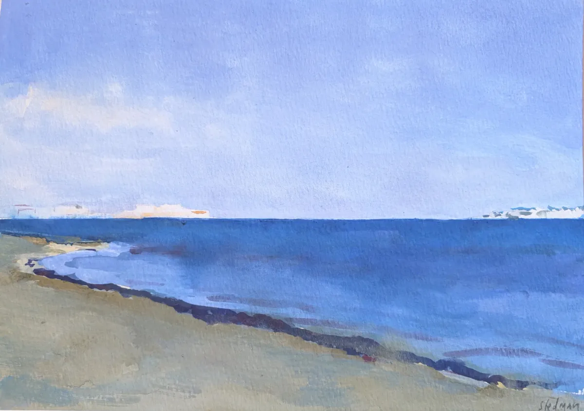 Siracusa Distant Sea View Horizon - Nicholas Stedman