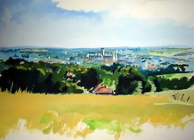 Canterbury Cathedral From Whitstable Road